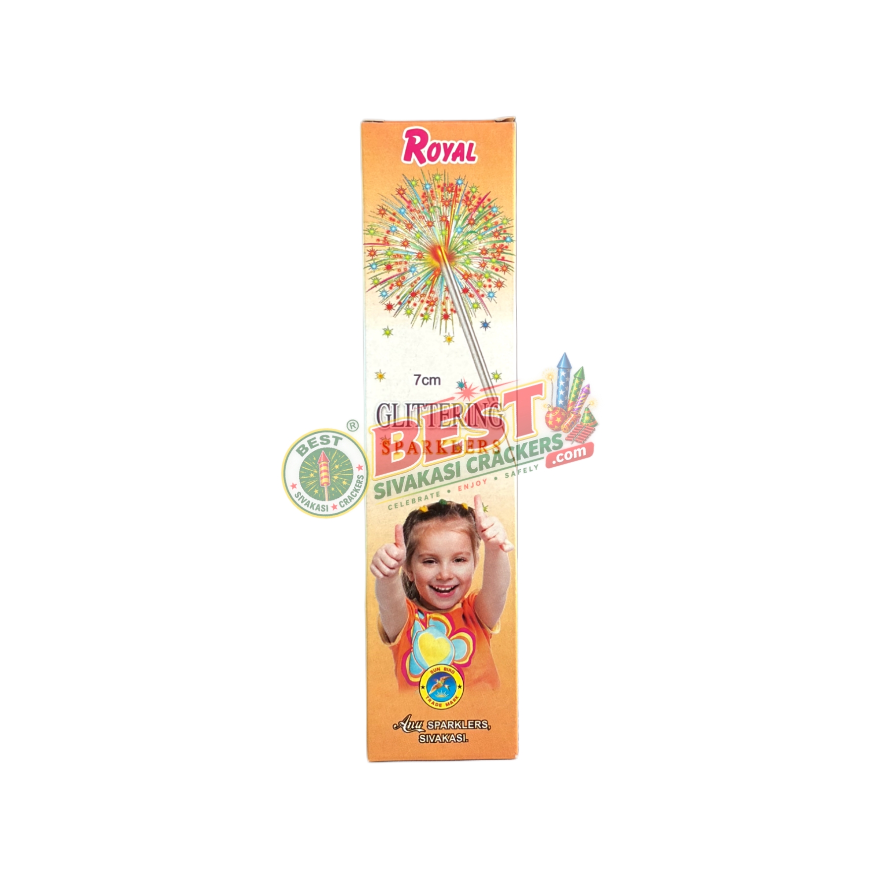 7 Cm Colour Sparklers 