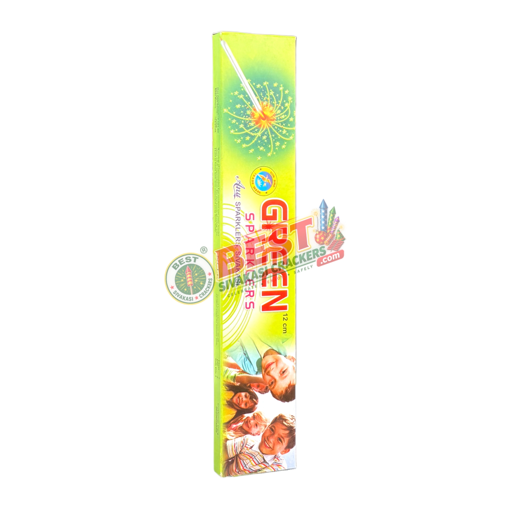 12 Cm Green Sparklers 