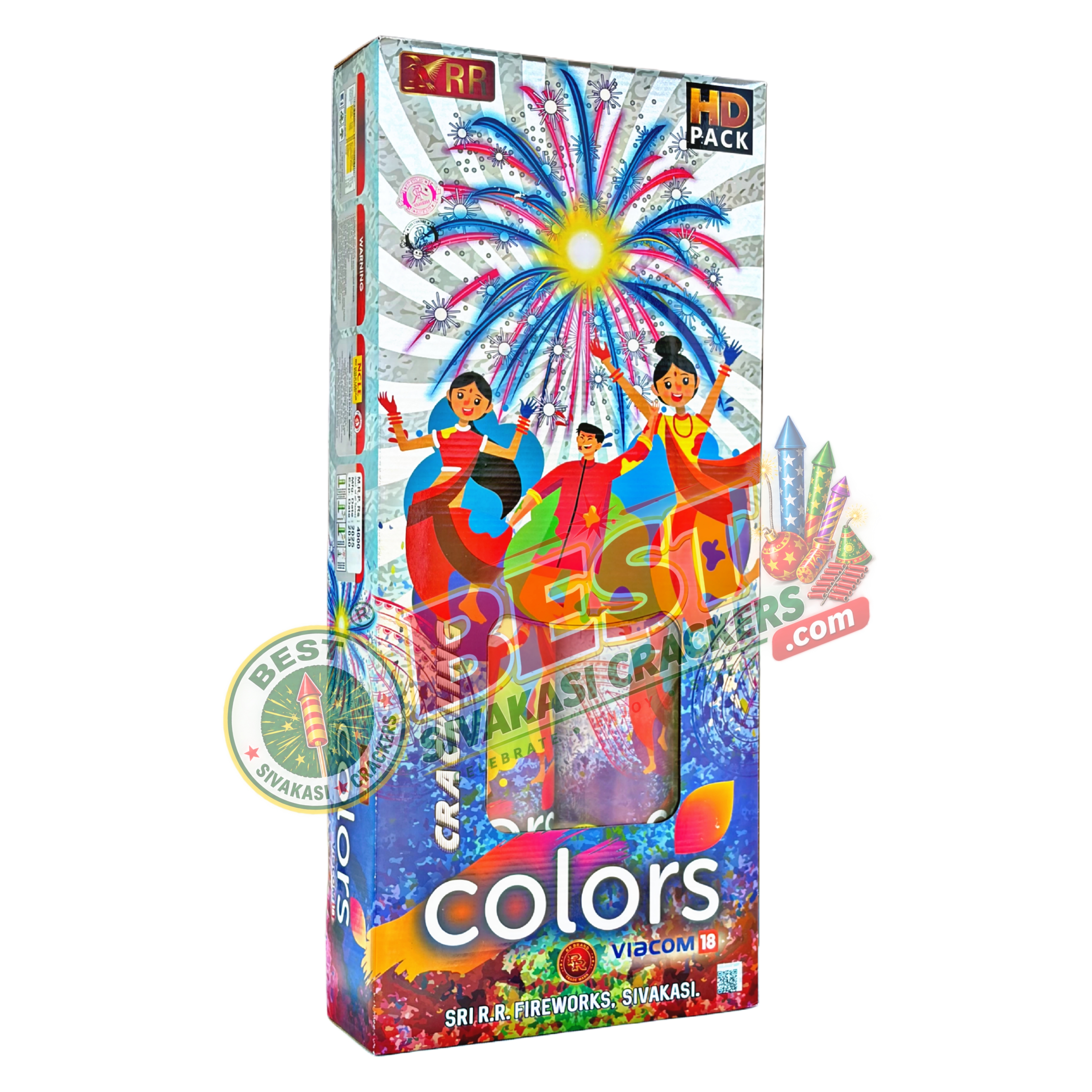 5"Colours Crackers (Crackling)