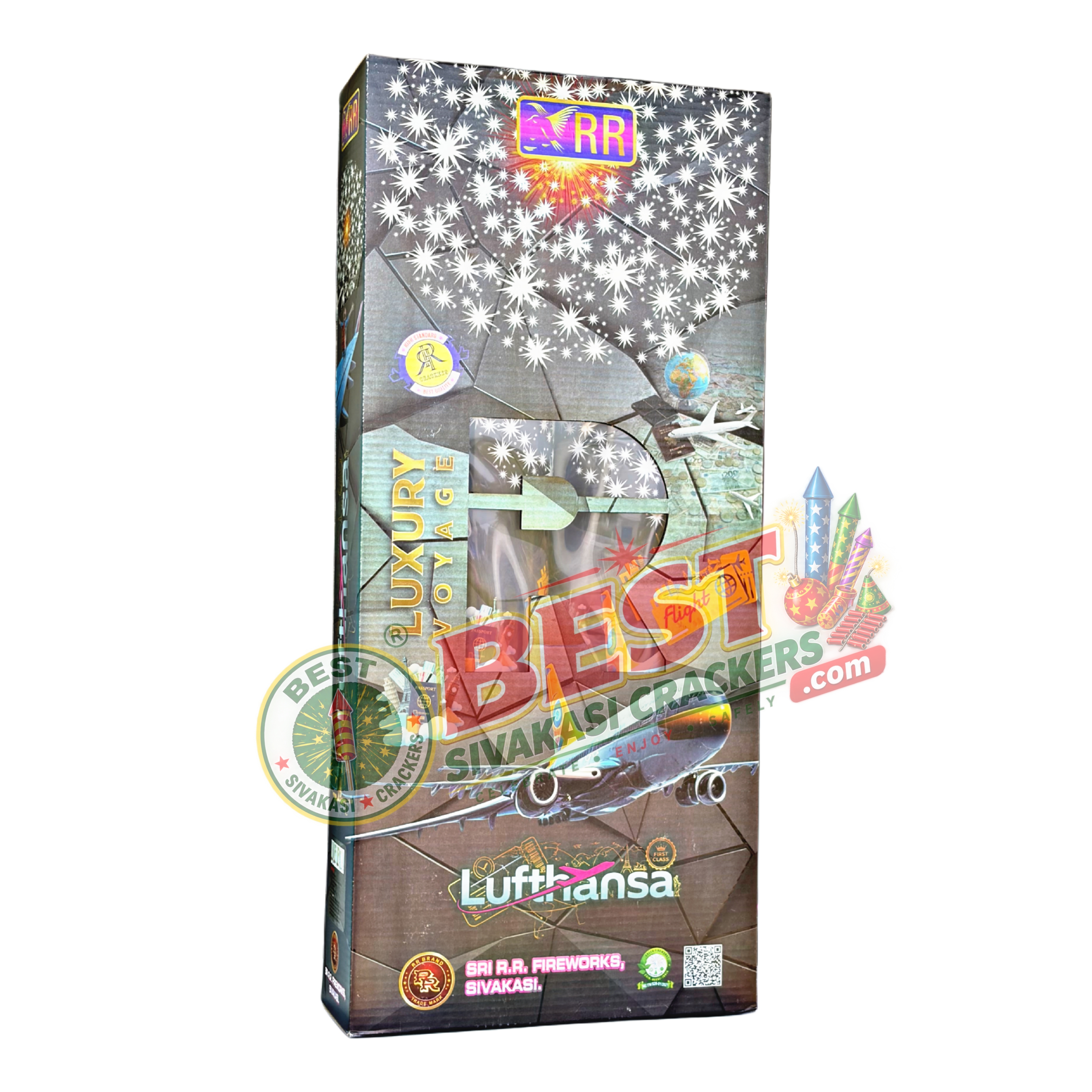 6"Lufthansa Airways (Silver Crackling)